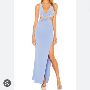 Song of Style Cecilia Maxi Dress in
Cornflower Blue